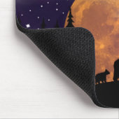 Beren wandelen - Silhouette Muismat (Hoek)