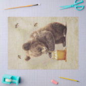 Beren welp met honeypot tissuepapier (Craft)