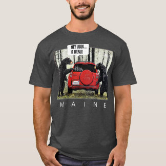 Beren Zeg een menu bekijken T-shirt