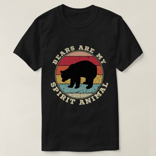 Beren zijn mijn Spirit Animal T-shirt (Design voorkant)