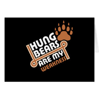 Beren zijn m'n zwakte.