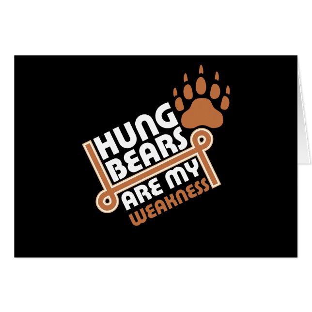 Beren zijn m'n zwakte. (Voorkant Horizontaal)