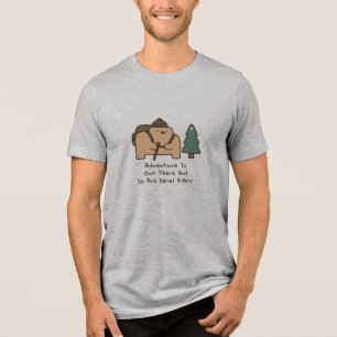 Beren zijn schattig maar dodelijke wandelavonturen Tri-Blend shirt
