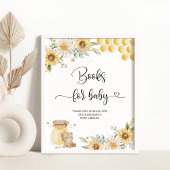 Beren zonnebloempitten voor baby poster