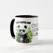 Berend met mij Panda Zonnebril Punt – ELGIS Mok (Voorkant links)