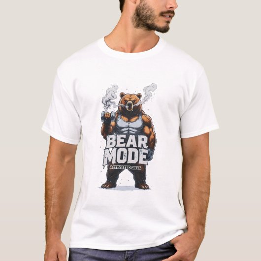 Berendmodus geactiveerd 2026 t-shirt (Voorkant)