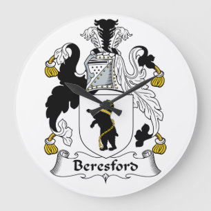 Beresford Family Crest Grote Klok