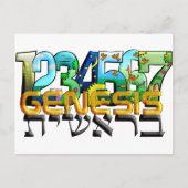 Bereshit Briefkaart (Voorkant)