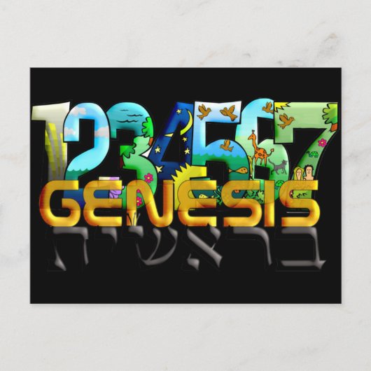 Bereshit Briefkaart (Voorkant)