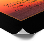 Bereshit Genesis 1 hebrew art poster (Hoek)