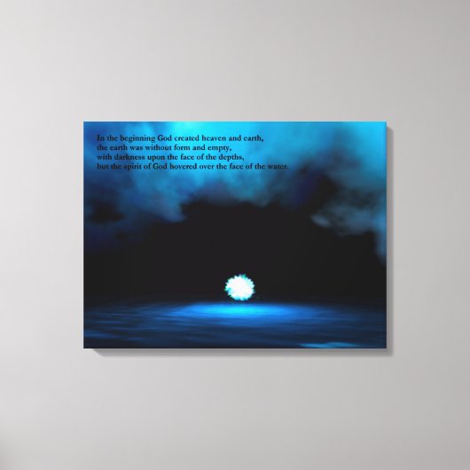 Bereshit - in het begin canvas afdruk (Voorkant)