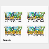 Bereshit Rechthoekige Sticker (Vel)