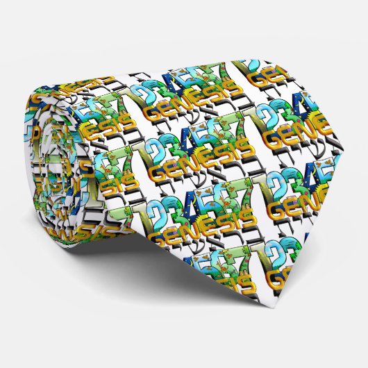 Bereshit Stropdas (Opgerold)