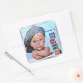 Beret Baby sparen-de-Datum Sticker (Envelop)