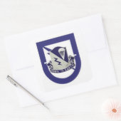 Beret Flash/DUI 1st Bn 507th Infanterieurs Vierkante Sticker (Envelop)