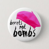 Berets Ronde Button 5,7 Cm (Voorkant)