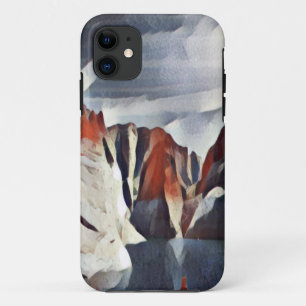 BERG ABSTRACTE NATUURLANDSCHAP Case-Mate iPhone CASE