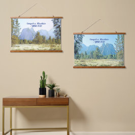 Berg Alpen Natuur Lucht Houten Wand Tapijt Hangend Wandkleed