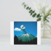 Berg Arenal Erupting Costa Rica Briefkaart (Staand voorkant)