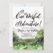 Berg Avontuur Verjaardag, Camping, Berg Kaart (Voorkant)