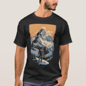Berg avontuur wandelen t-shirt (Voorkant)