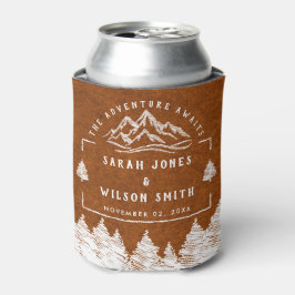 Berg Bestemming eenvoudige minimale bruiloft Blikjeskoeler