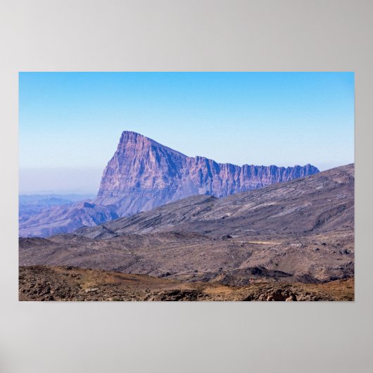 Berg bij Jebel Shams Poster (Voorkant)