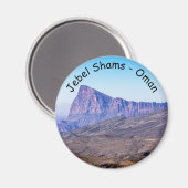 Berg bij Jebel Shams - Sultanate van Oman Magneet (Voorkant / Achterkant)