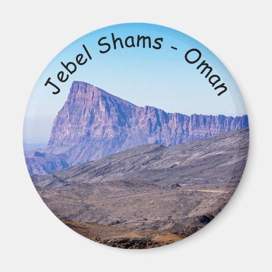 Berg bij Jebel Shams - Sultanate van Oman Magneet (Voorkant)