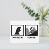 Berg Biking Briefkaart (Staand voorkant)