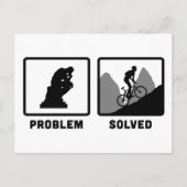 Berg Biking Briefkaart (Voorkant)