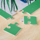 Berg Blauwe Ekster Puzzel (Zijkant)