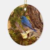 Berg Bluebird in Arches National Park Keramisch Ornament (Links)