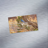 Berg Bluebird in Arches National Park Magnetisch Visitekaartje (Voorbeeld)