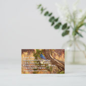 Berg Bluebird in Arches National Park Visitekaartje (Staand voorkant)