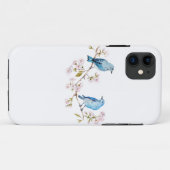 Berg Bluebird op Sakura Branch Case-Mate iPhone Case (Achterkant (horizontaal))