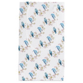 Berg Bluebird op Sakura Branch Klein Cadeauzakje (Voorkant)