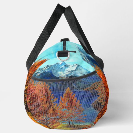 Berg, Bomen, Meer, Sneeuw, Herfst Plunjezak (Rechts)