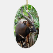 Berg Bongo Antelope Keramisch Ornament (Rechts)