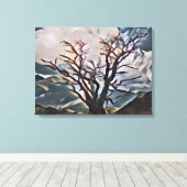 BERG BOOM    CANVAS AFDRUK (Insitu (Houten vloer))