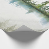 Berg, bos, meer cadeaupapier (Hoek)