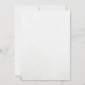 Berg, bos, meer, String Lights Chic bruiloft Kaart (Achterkant)