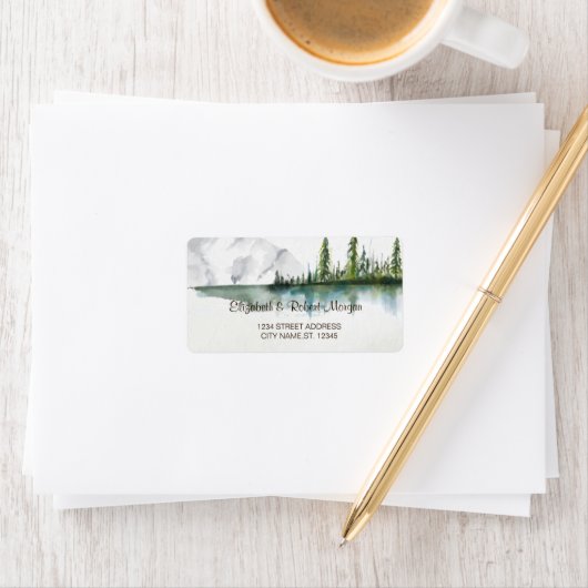 Berg, Bos, Meer, String Lights Etiket (Insitu)