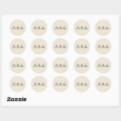 Berg Bos Zee Minimal Triangles Sticker (Vel)