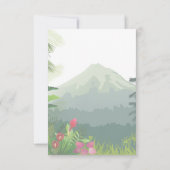 Berg & Bos Zonsondergang Bedankkaart (Achterkant)