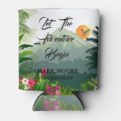 Berg, bos & zonsondergang blikjeskoeler (Voorkant)