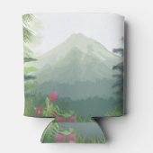 Berg, bos & zonsondergang blikjeskoeler (Achterkant)