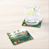 Berg, bos & zonsondergang kartonnen onderzetters (Insitu)