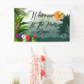 Berg & Bos Zonsondergang Verjaardag Spandoek (Insitu)