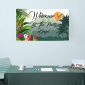 Berg & Bos Zonsondergang Verjaardag Spandoek (Beurs)